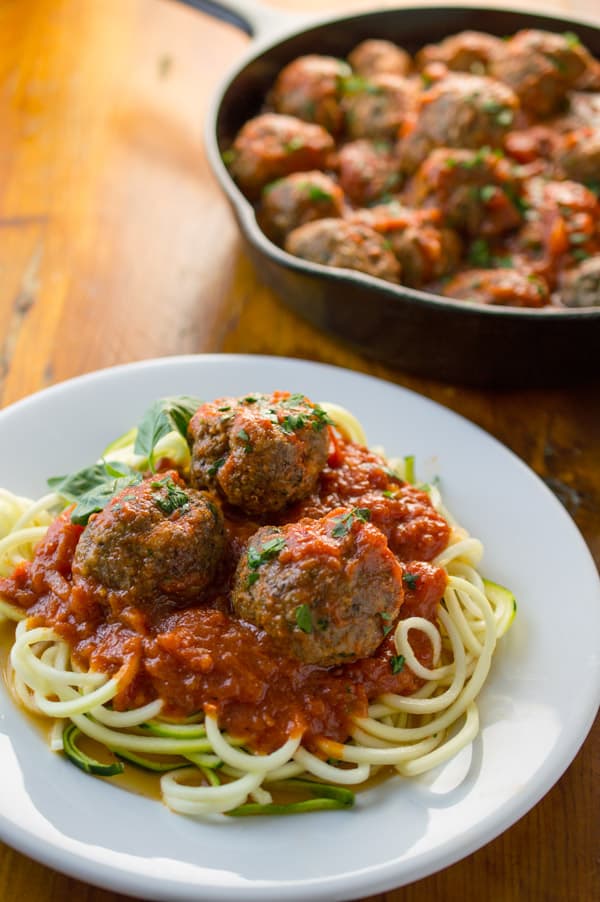 grain free italian meatballs