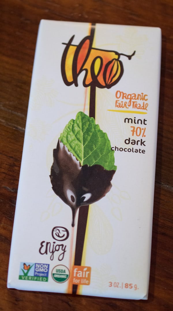 Theo Mint Chocolate Bar
