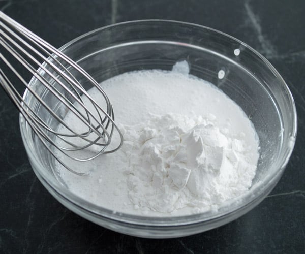 Arrowroot Flour and coconut milk