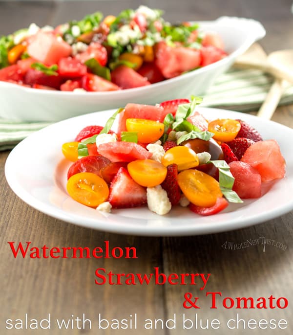 Watermelon-Strawberry-Tomato-Salad
